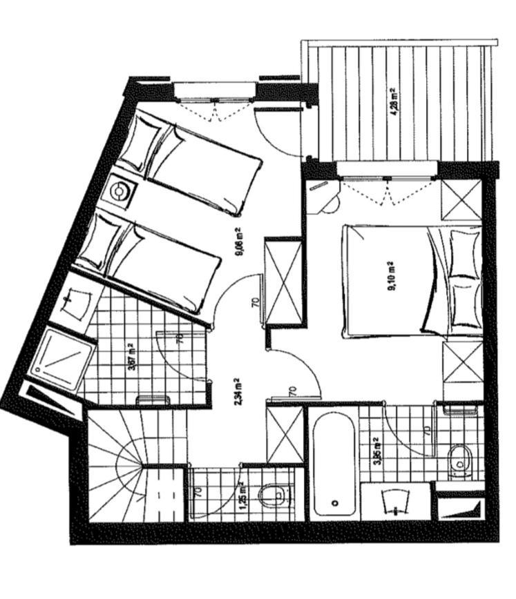 L'Ekrin Des Arcs - Arc 1950 Le Village - Duplex 6-8 Pers Les Arcs  Eksteriør billede